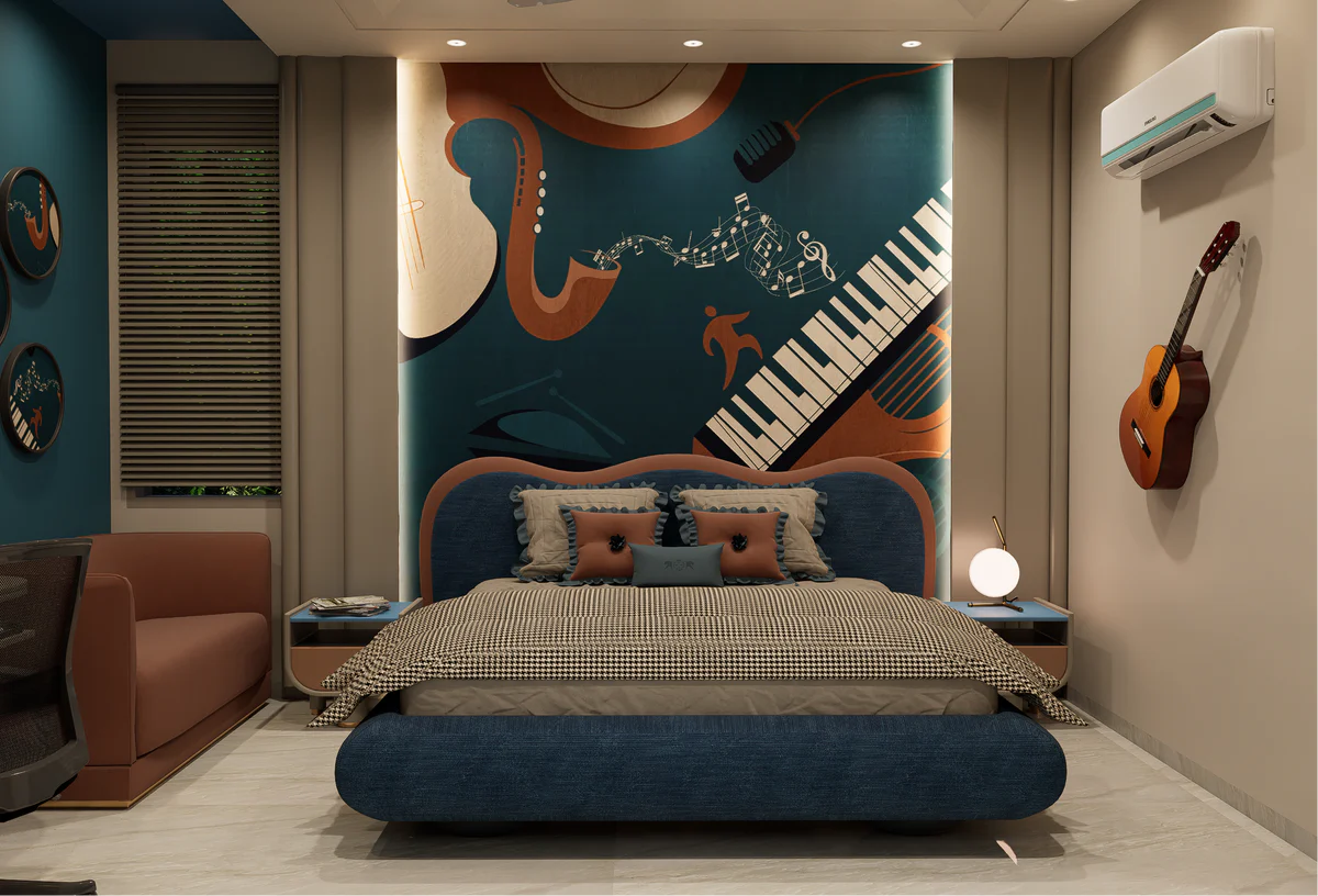 Modern Music Theme Wall Mural