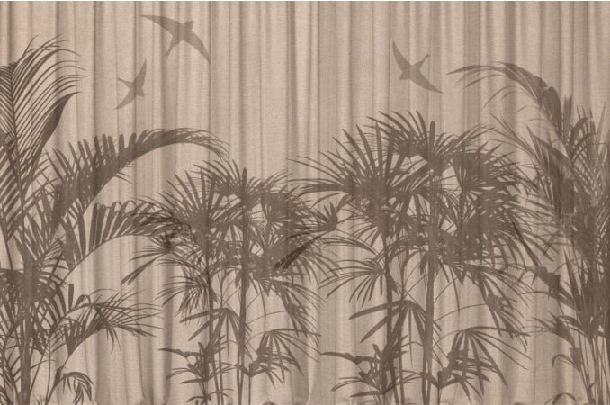Tropical Shadow Palm Wall Mural Alternate View