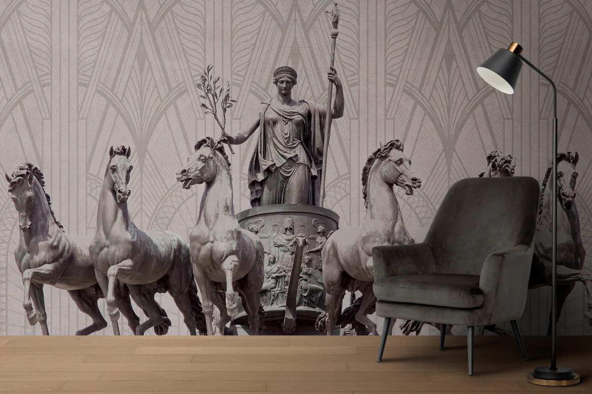 Greek Goddess Horse Wall Mural