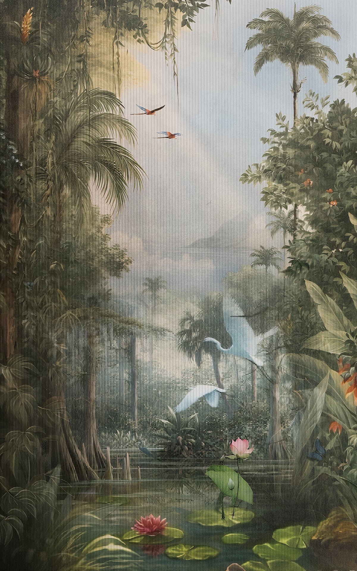 Tropical Forest Escape Wall Mural Alternate View