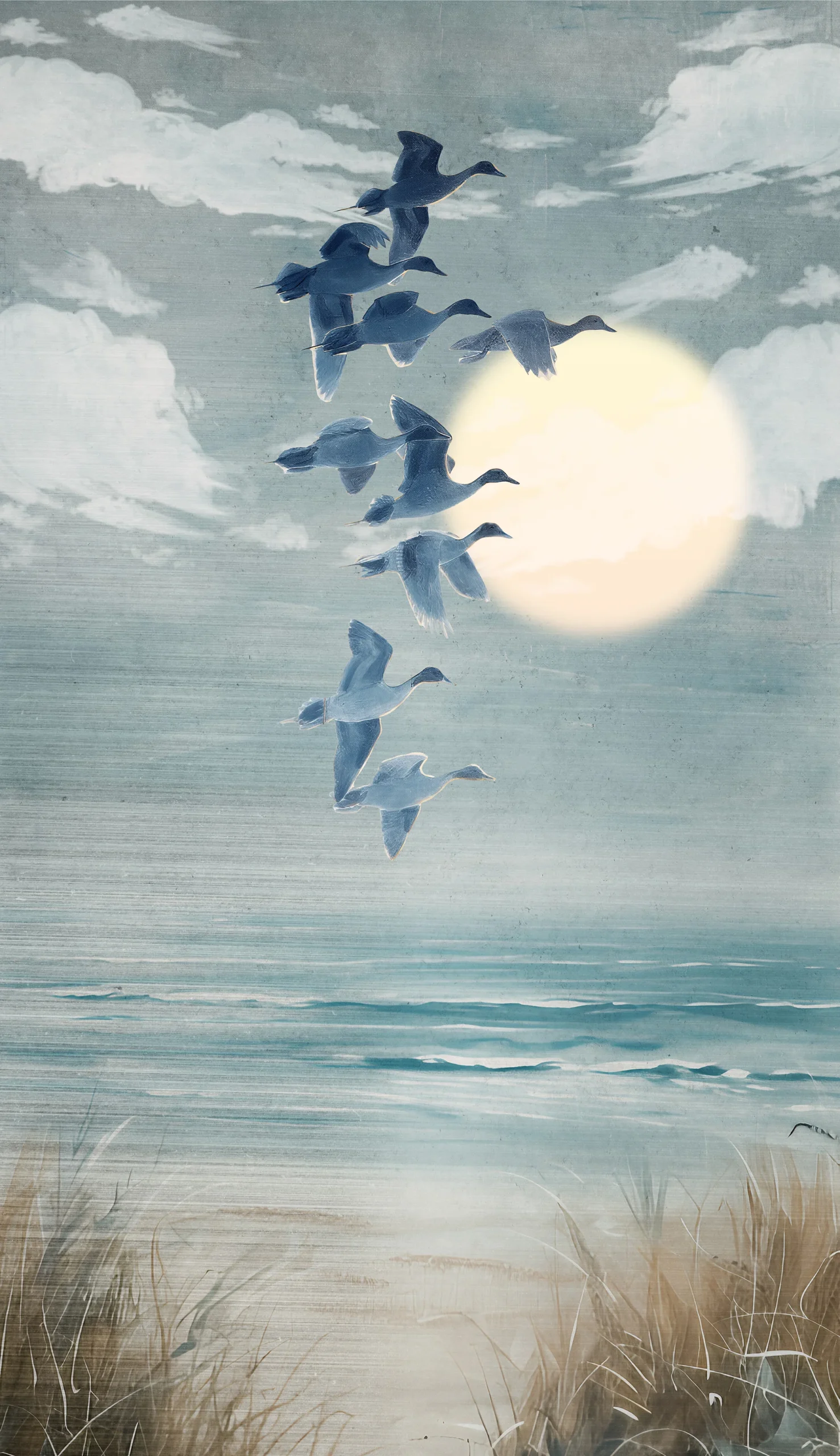 Coastal Flight Serenity Wall Mural Alternate View