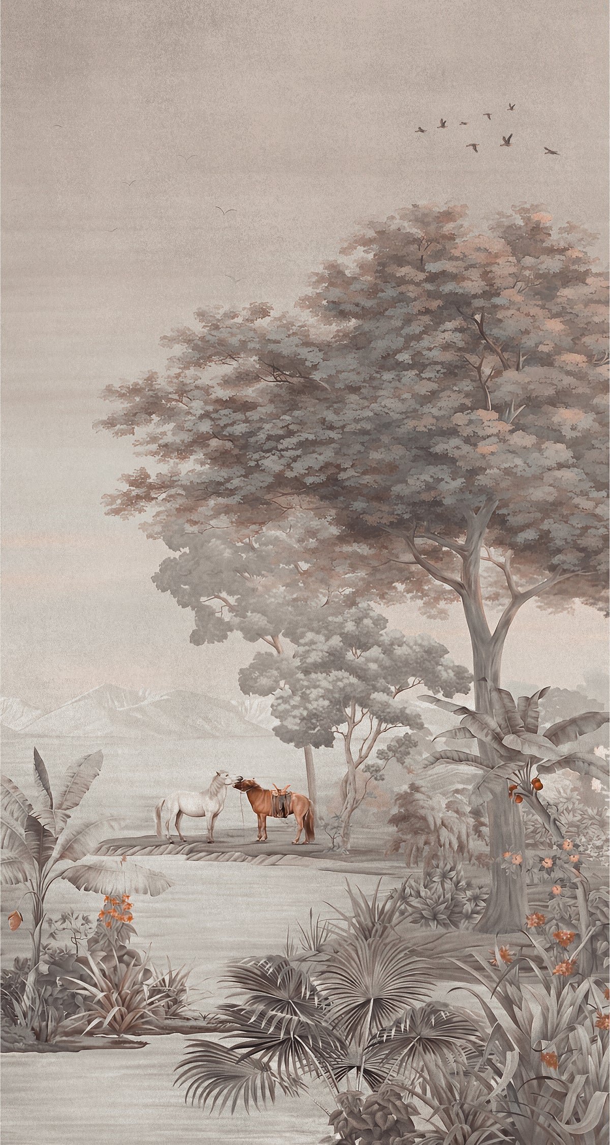 Rustic Harmony Wall Mural Alternate View